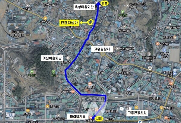 전남 고흥군(군수 공영민)은 고흥 출신이자 한국을 대표하는 화가인 천경자 화백의 탄생 100주년을 기념해 ‘천경자예술길’이라는 명예도로명을 부여했다