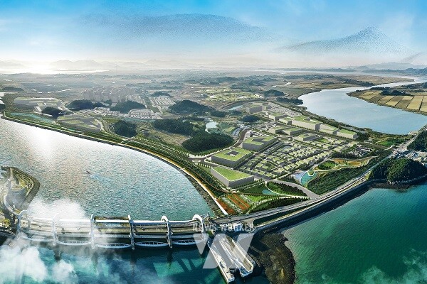 해남군 솔라시도 기업도시가 해양관광벨트의 거점이 될 생태정원도시로 조성된다