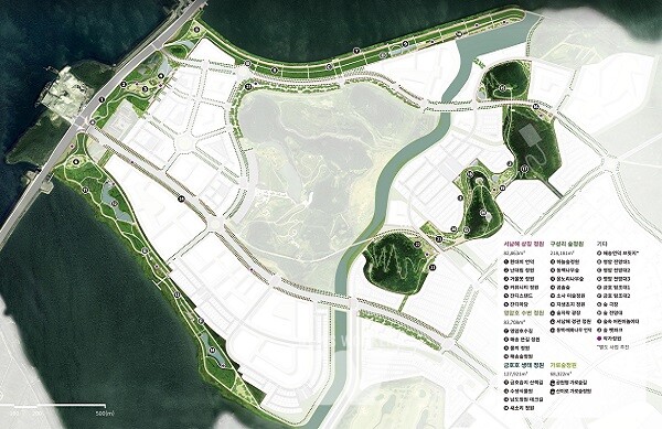 해남군 솔라시도 기업도시가 해양관광벨트의 거점이 될 생태정원도시로 조성된다