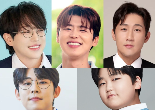 '미스터트롯3' 마스터로서 출연자들을 심사하게 되는 안성훈, 박지현, 나상도, 박성온, 진욱(사진 위 왼쪽부터 시계방향) [사진=안성훈·박지현·나상도·진욱·박성온 인스타그램]