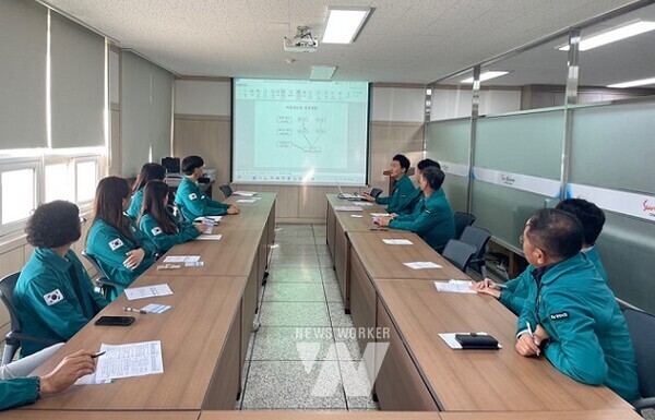 광양시 용강·마동정수장, 식용수 사고 대응 모의훈련 실시