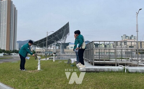 광양시 용강·마동정수장, 식용수 사고 대응 모의훈련 실시