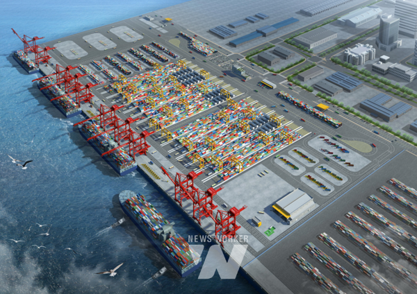 자동화부두 조감도