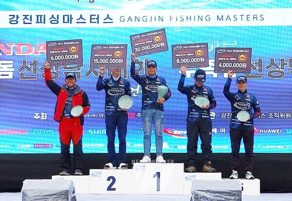 2024 강진 피싱 마스터스 대회 감성돔과 두족류 분야 토너먼트가 마무리됐다.