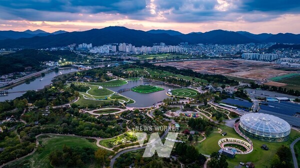 1 순천만국가정원 스페이스브릿지1 순천만국가정원 스페이스허브1 순천만국가정원 야경