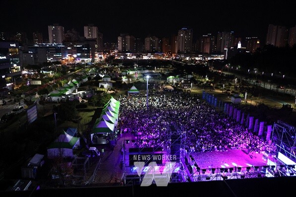 제4회 무안 YD 페스티벌 행사장 전경