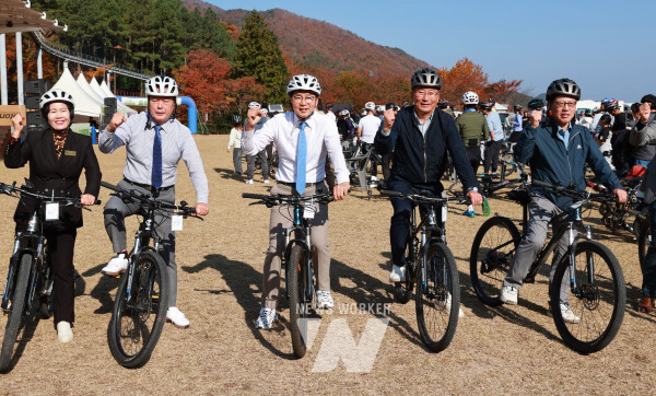 숲속캠핑대회 현장