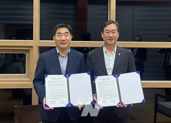 국립목포대-국립순천대 대학통합 합의 사진