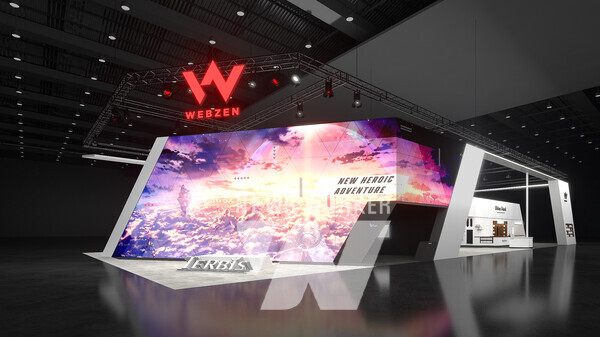 웹젠 지스타2024 부스 [사진=웹젠 제공]