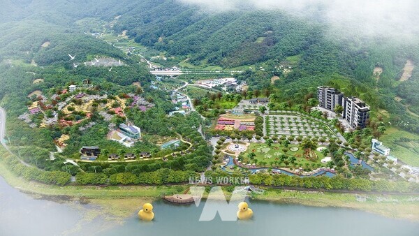 장성군이 장성호관광지에서 2026년부터 장성 원더랜드 프로젝트를 추진한다