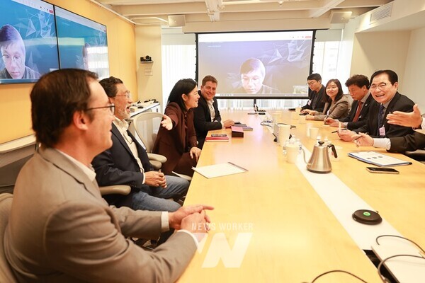 신우철 완도군수, 미국 에너지부 산하 기관인 에너지 고등계획원(ARPA-E) 관계자와 면담