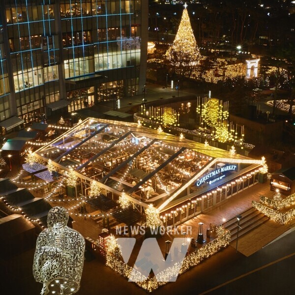 지난해 열린 롯데몰 크리스마스 마켓 [사진=롯데물산]