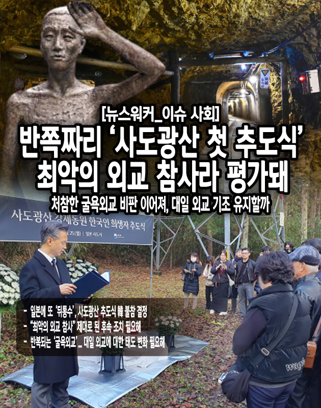 여야 의원들은 입을 모아 비판했다. 더불어민주당 박수현 의원은 “외교부가 외교 참사를 안긴 데 심한 유감을 표한다”라며 “일본 측에 강력히 항의하고 제대로 된 후속 조치 이행을 담보해달라”고 촉구했다. 또한, 국민의힘 배현진 의원은 “부인할 수 없는 정부의 외교적인 실패이자 무성과라고 말할 수밖에 없다”라고 언급했다. 이에 전재수 문체위원장은 “무슨 말로도 핑곗거리를 찾기 쉽지 않을 것...[본문 중에서]