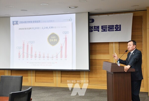 전남 담양군(군수 이병노)은 지난 25일 국회의원회관 ‘고향사랑기부제 활성화를 위한 국회 토론회’에 참석해 지난해 전국 1위를 달성했던 우수사례를 발표했다