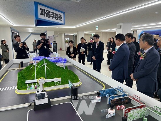 광주SW미래채움센터 자율주행존 참관