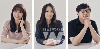 (왼쪽부터) '랄라라' 소윤정 작가 (2024년 동아일보 신춘문예 희곡부문 당선) '선애에게' 이정 작가 (2024년 조선일보 신춘문예 희곡부문 당선) '내 무덤에 너를 묻고' 윤성민 작가 (2024년 한국일보 신춘문예 희곡부문 당선)