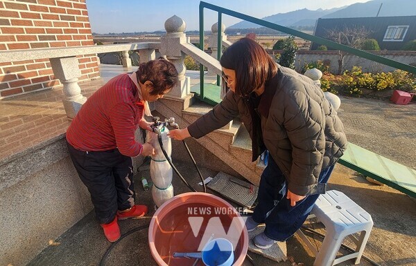 영암군 한파 대설 대비 어르신 가정 안전점검