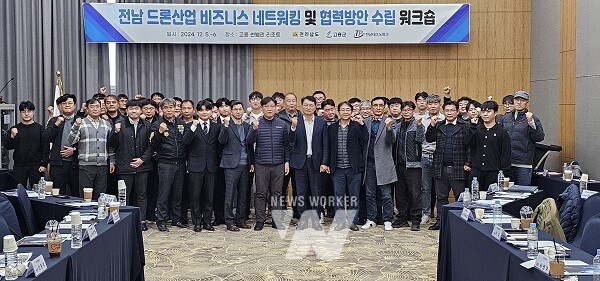 전남테크노파크 우주항공산업센터는(센터장 박만복)는 지역 드론산업 협력 강화 및 발전방안 모색을 위한 ‘전남 드론산업 비즈니스 네트워킹 및 협력방안 수립 워크숍’을 성공적으로 개최했다