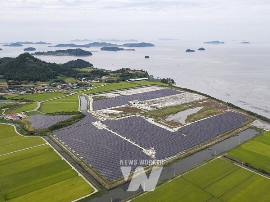 지도 내양리 태양광발전소