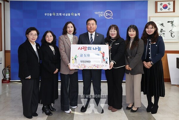 무안군 어린이집 연합회 이웃사랑 성금 기탁식