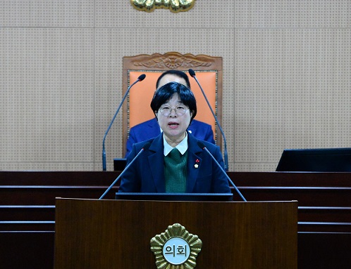 고영임 의원 5분 자유발언