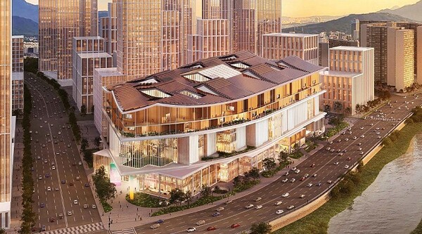 조감도(더현대광주 복합쇼핑몰)