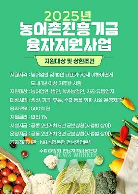 농어촌진흥기금 융자지원사업 홍보물