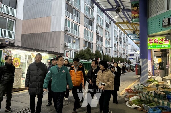 봉선시장 현장점검