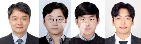(왼쪽부터) GIST 홍석원 교수, LG화학 이창희 박사, GIST 강창묵 박사과정생, GIST 김세용 박사