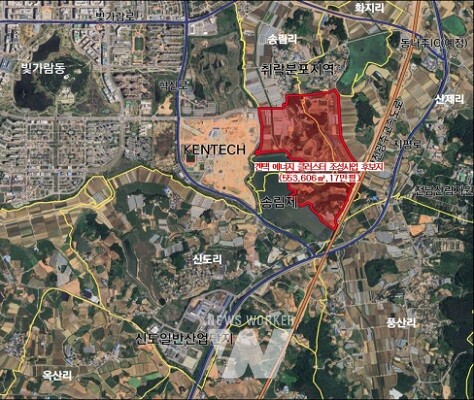 클러스터 위치도