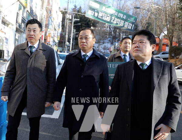 정희민 사장, '성남 은행주공' 현장서 수주 진두지휘