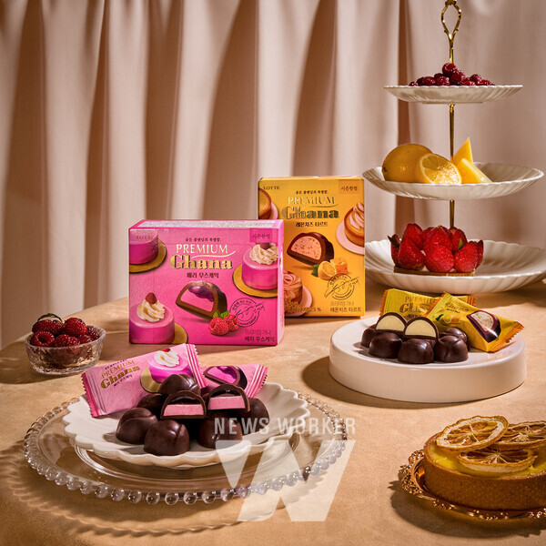 롯데 프리미엄 가나 쉘 초콜릿 [사진=롯데웰푸드 제공]