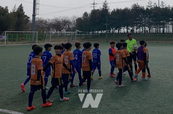 2025 전국 나주 동계 유소년 축구대회에 참가한 무안 FC