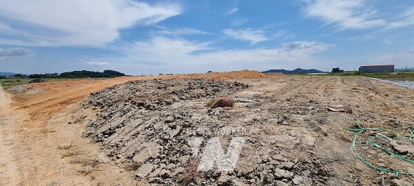 농지개량행위 신고제-뻘흙 사용 성토(무안 일로읍 망월리 일대)