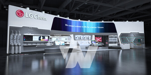 LG화학 인터배터리2025 부스 조감도