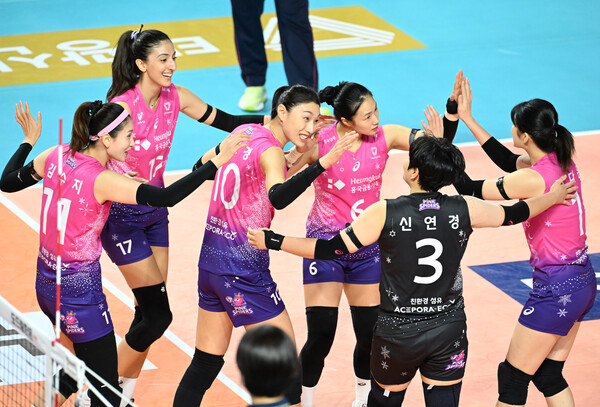 김연경은 선수 개인의 기량도 세계 정상급이지만 리더십도 대단하다. [사진=KOVO 공식 홈페이지]