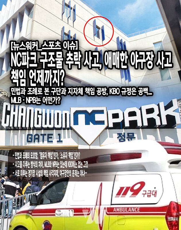 일본 프로야구(NPB)는 MLB에 비해 리그 차원에서의 명시적 안전 규정은 제한적이지만, 법적·사회적 관행을 통해 운영 주체의 책임을 실질적으로 강화해 왔다. 도쿄돔, 교세라돔 등 주요 구장은 파울볼 위험 지역에 넓은 범위의 안전망을 설치하고, 헬멧과 글러브를 제공하는 등 안전 장비를 적극적으로 도입해 왔다. 특히 2010년 요코하마 스타디움에서 파울볼에 맞아 실명한 여성 관중의 손해배상 소송에서, 일본 법원은 안전망 미설치를 과실로 인정하며...[본문 중에서]