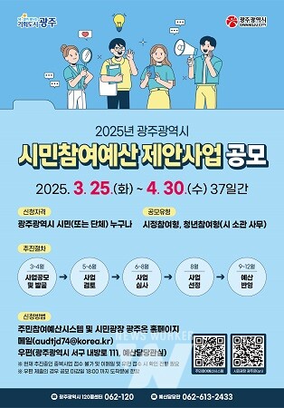 시민참여예산 공모사업 포스터