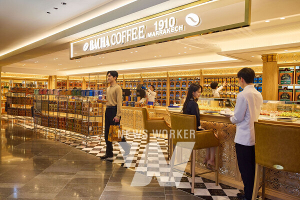 소공동 본점 바샤 커피 [사진=롯데백화점 제공]