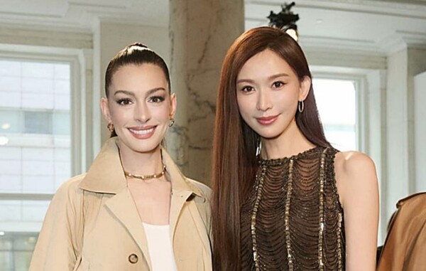 앤 해서웨이(왼쪽)와 대만 배우 린즈링 [사진=린즈링 인스타그램]
