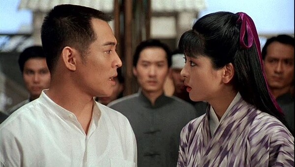 당시 대스타 이연걸과 케미가 상당히 좋았던 나카야마 시노부 [사진=영화 '이연걸의 정무문' 스틸]