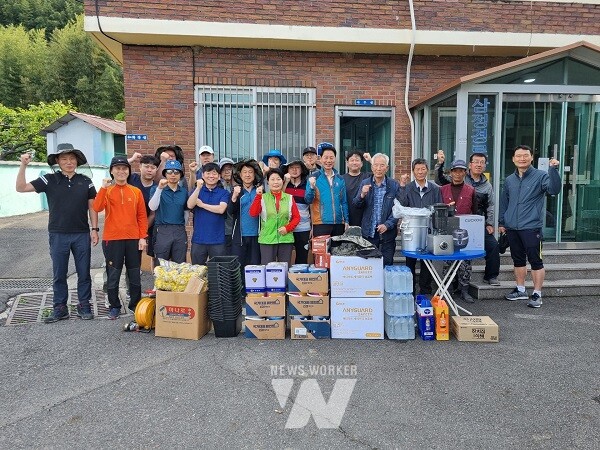 광양제철소 4냉연공장 봉사팀, 진상면 삼정마을서 따뜻한 발걸음 이어가