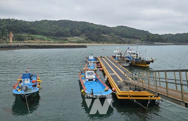 고흥군 신흥항 전경