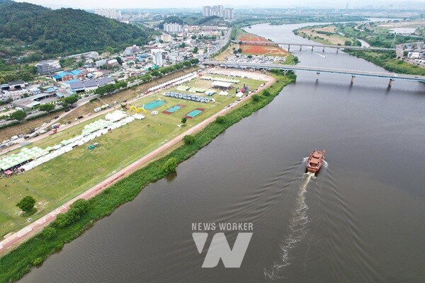 제21회 영산포 홍어‧한우 축제 드론사진