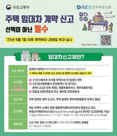 포스터-주택임대차계약 신고
