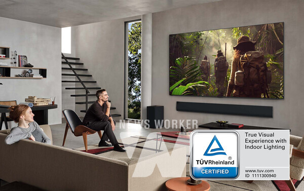 2025년형 LG 올레드 TV 전 제품이 글로벌 인증기관 TUV 라인란드의 ‘실내조명 환경 화질 인증(True Visual Experience with Indoor Lighting)’에서 ‘퍼펙트’ 등급을 획득했다.