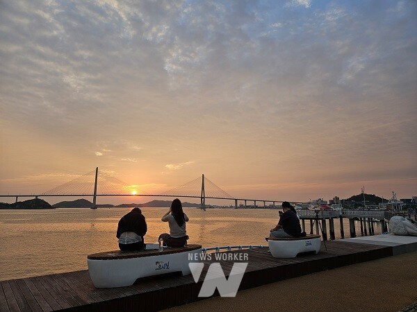 대반동 해양친수시설 현장