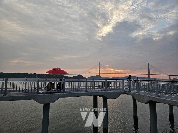 대반동 해양친수시설 현장