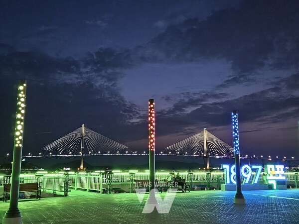 대반동 해양친수시설 현장