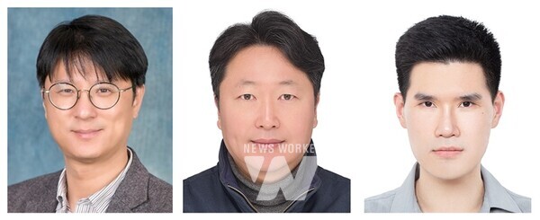 (왼쪽부터) GIST 이재영 교수, 충남대학교 허강무 교수, GIST 박세현 박사과정생